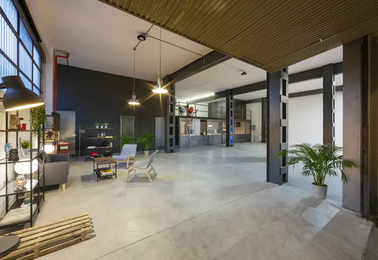 Espacio de estilo industrial