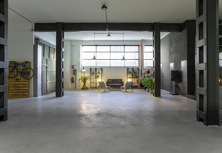 Espacio de estilo industrial