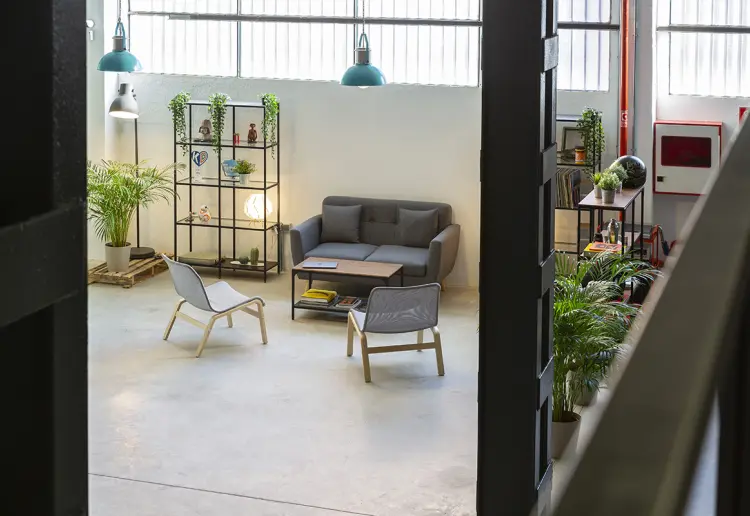 Espacio de estilo industrial
