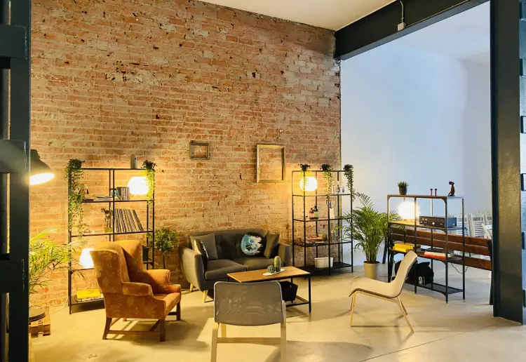 Espacio de estilo industrial