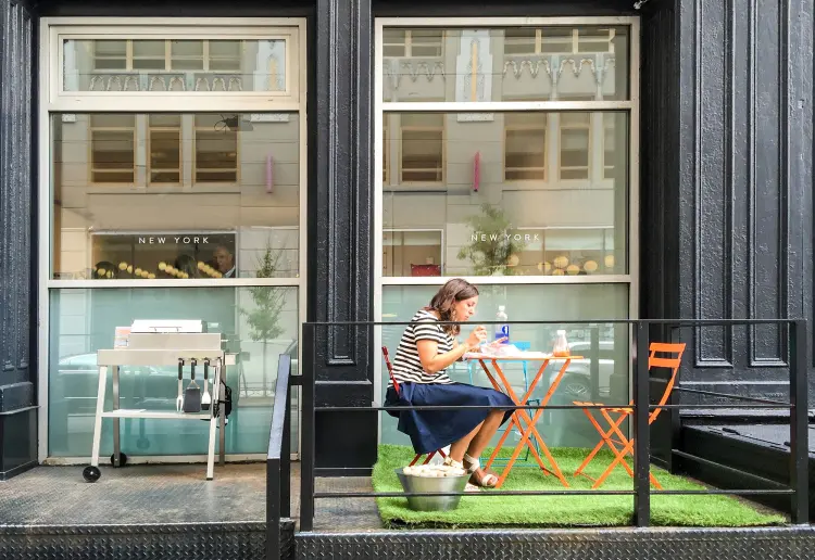 Hudson Square pop-up space