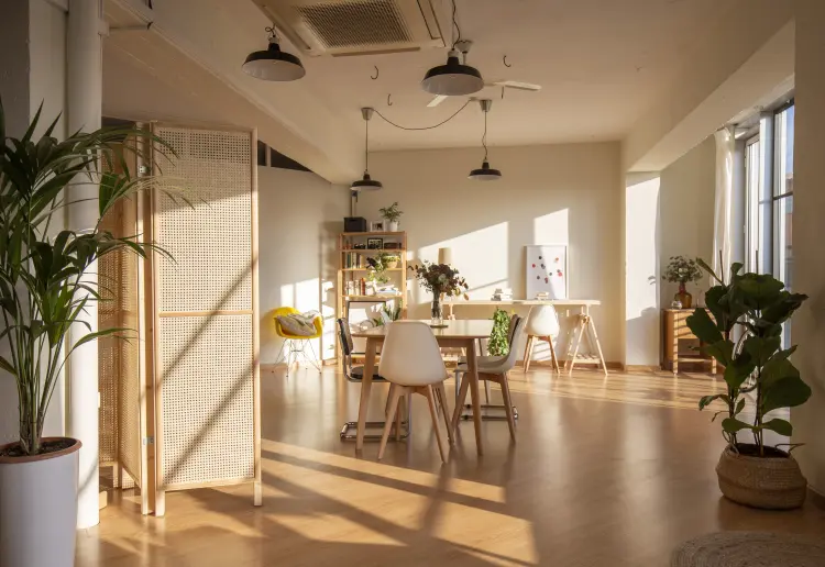 Loft nórdico con mucha luz natural