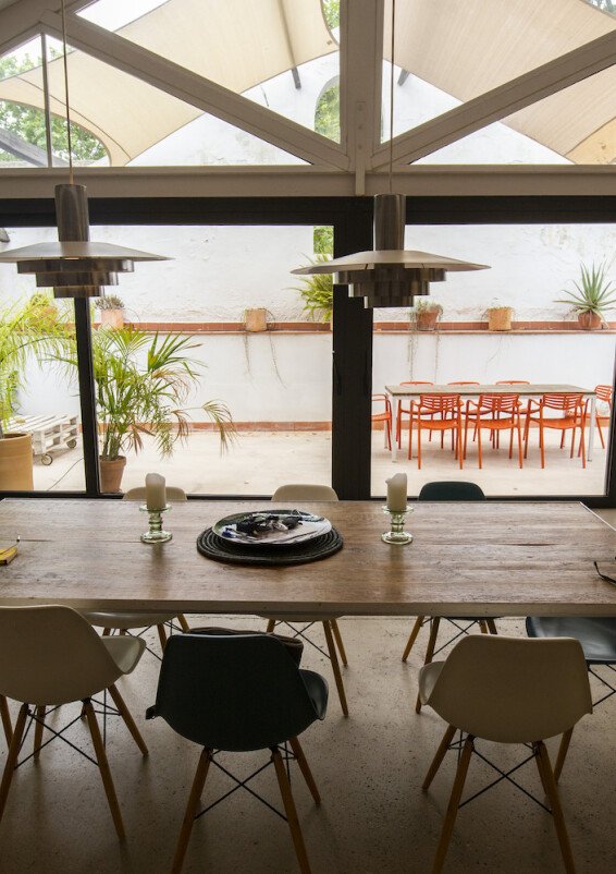 Nave loft con terraza mediterránea