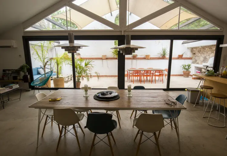 Nave loft con terraza mediterránea