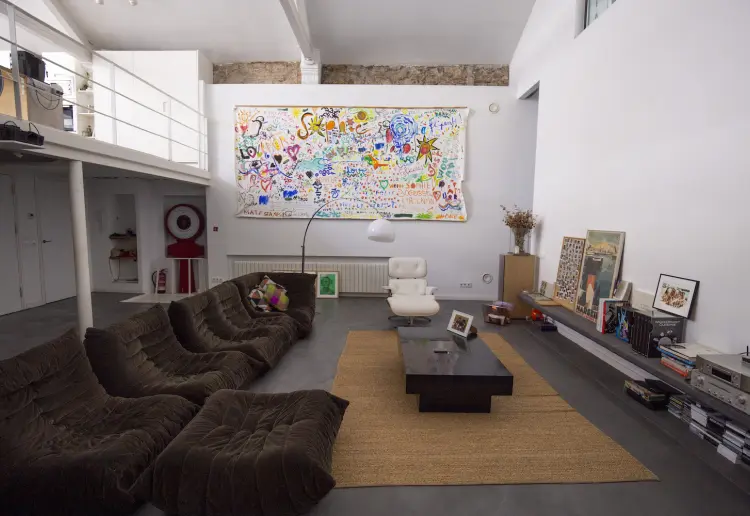 Nave loft con terraza mediterránea