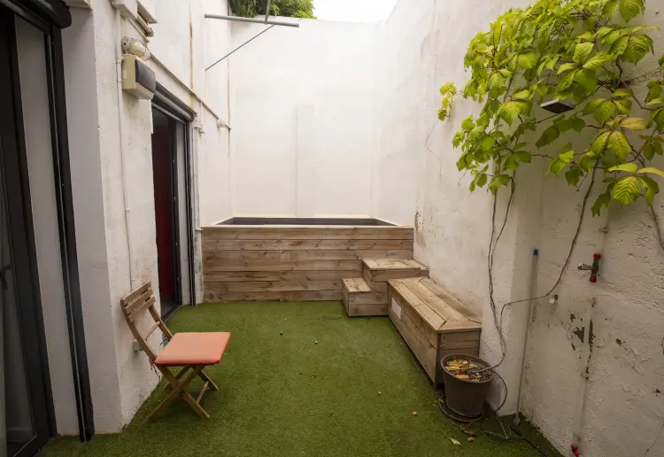 Nave loft con terraza mediterránea