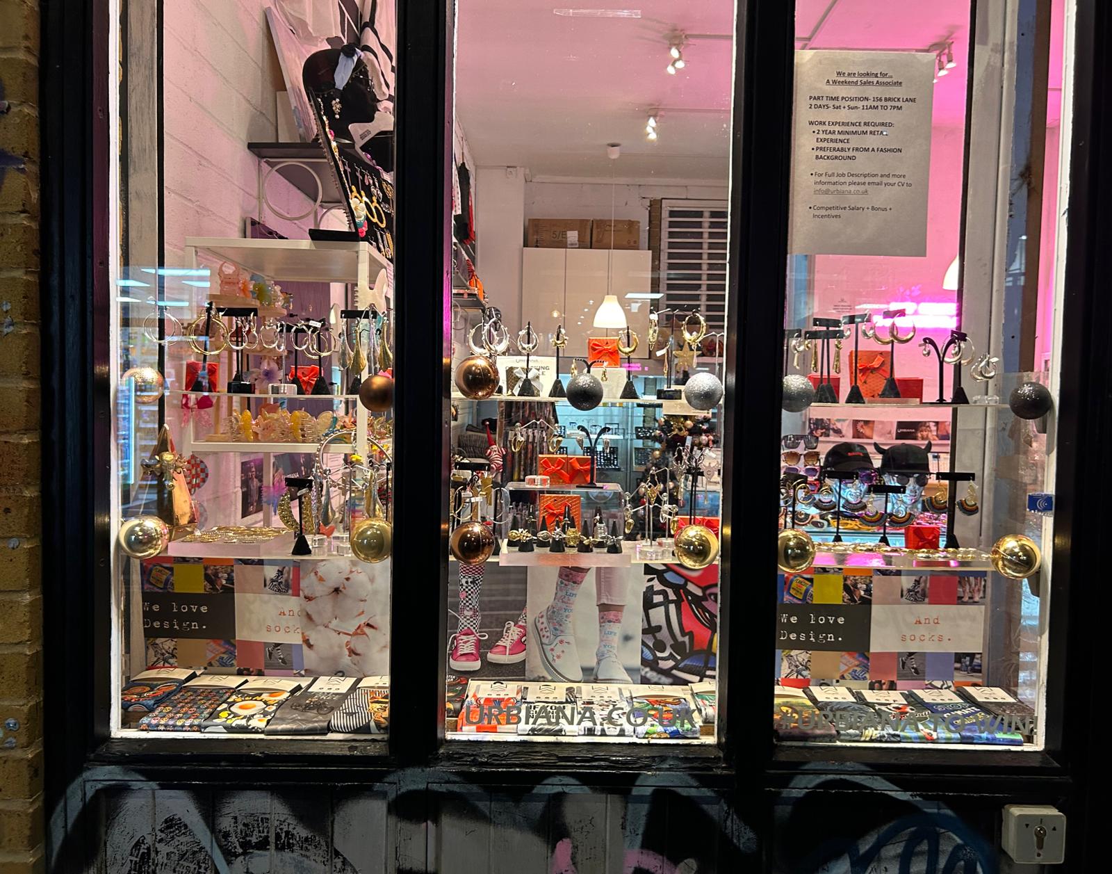 Window Shelf- Prime Spot- Brick Lane , London