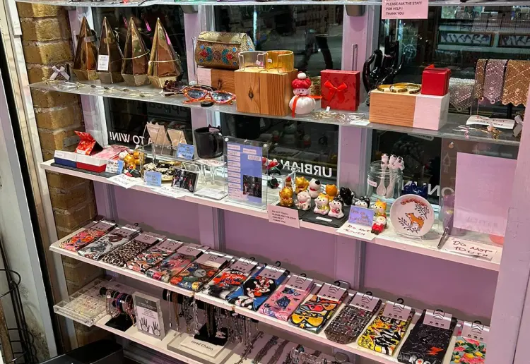 Pop-up shop in Shoreditch, London