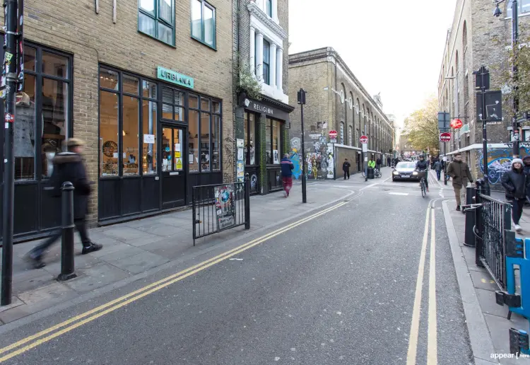 Pop-up shop in Shoreditch, London
