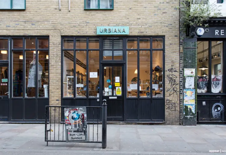 Pop-up shop in Shoreditch, London