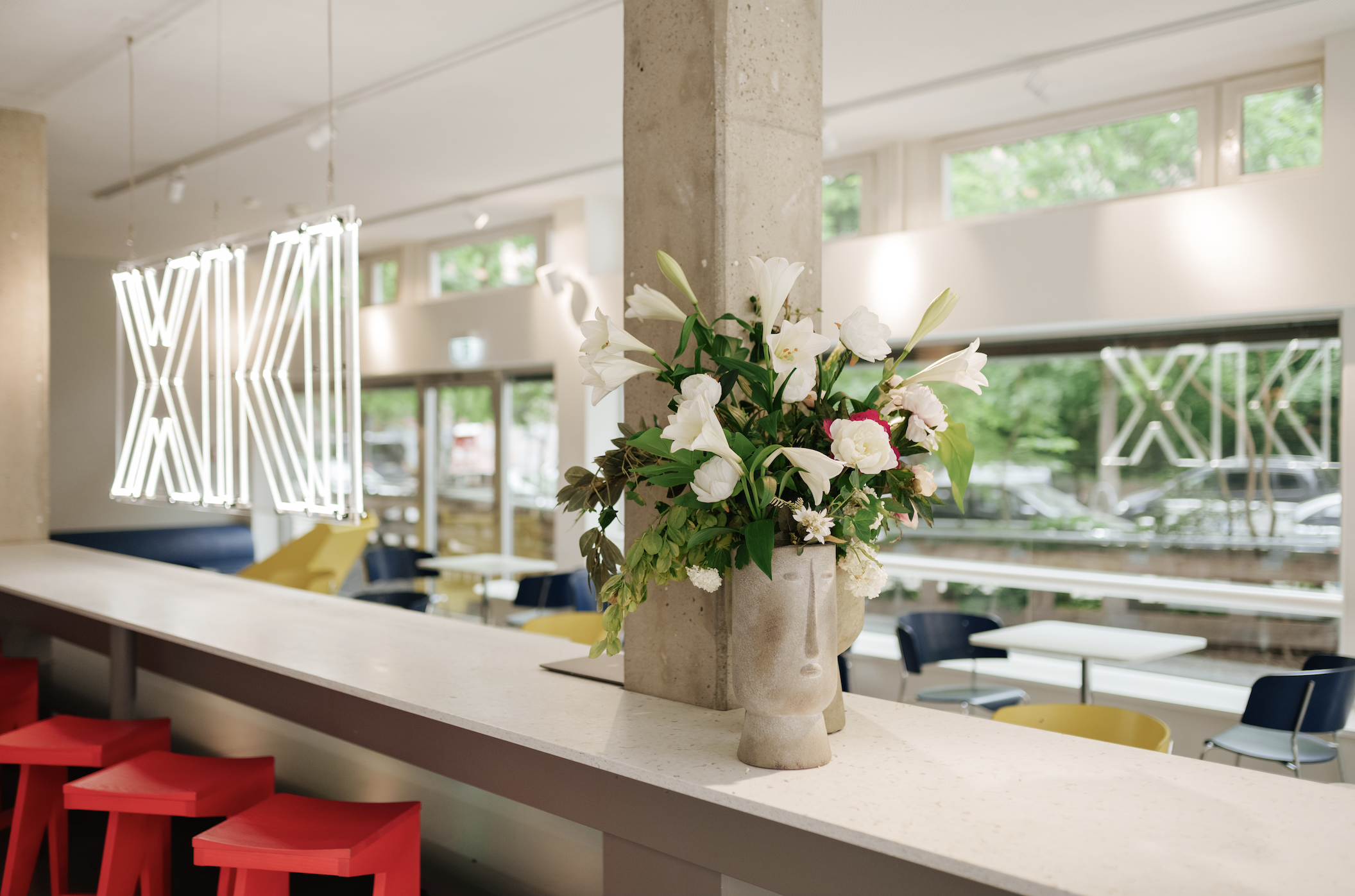 Modern designed concept restaurant