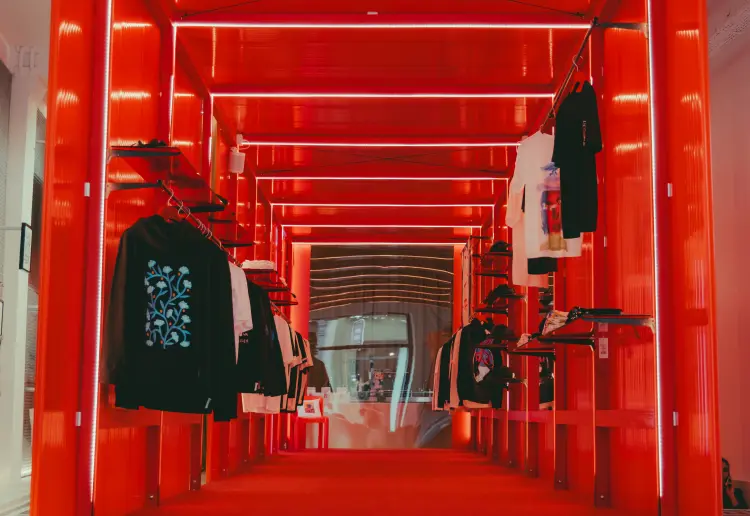 Design store with a speakeasy coffe space