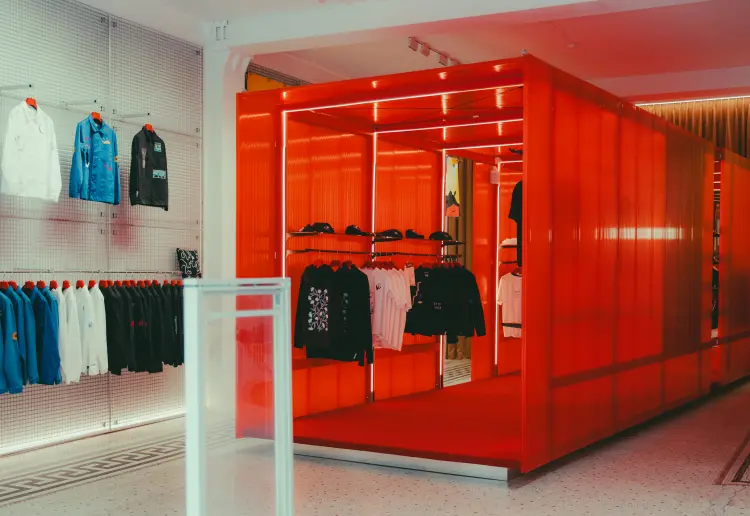 Design store with a speakeasy coffe space