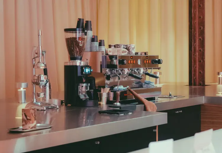 Design store with a speakeasy coffe space