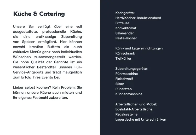 Vielseitige Eventlocation mit voll ausgestatteter Bar & Küche in Neukölln
