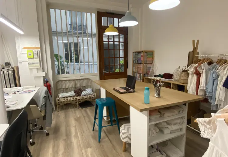Showroom dans un passage parisien