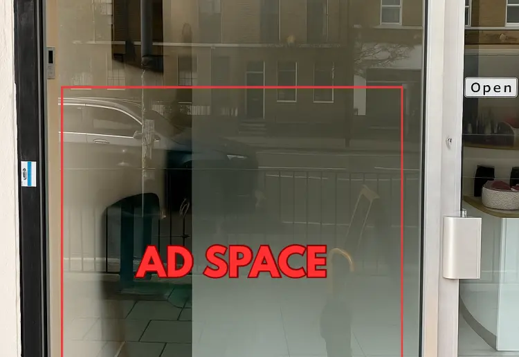 Prime A1 Window Advertising Space – Hackney Road, East London