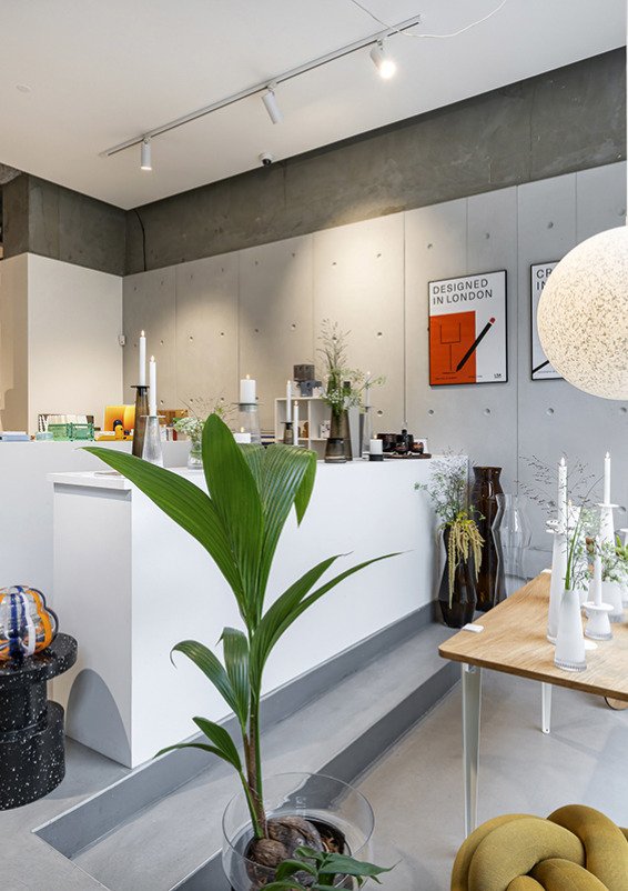 Concept-store design de 350 m², corner possible