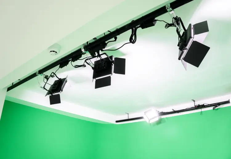 Chroma Key production studio in the heart of Madrid.