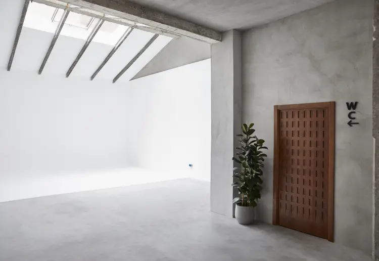 Photo studio and event space with natural light