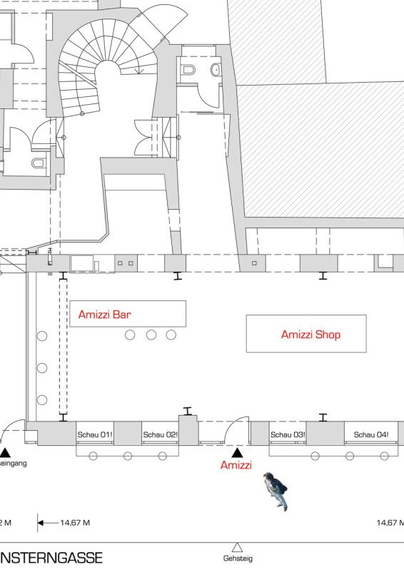 Pop-up Fläche in Concept Store