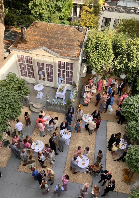 Private garden venue (app. 155 m2) at the Prinsengracht