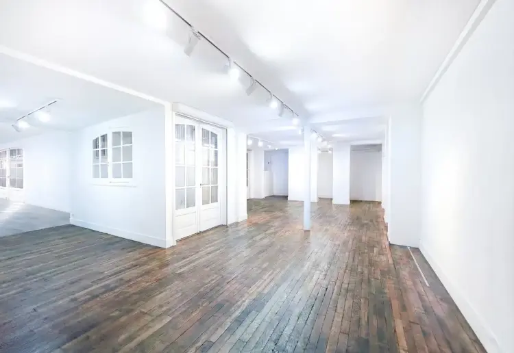 An open-plan venue in the Marais
