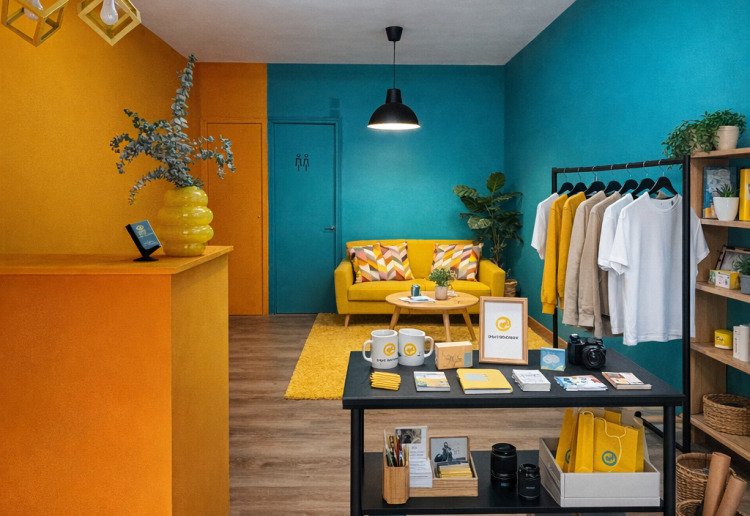 Un espacio creativo en Gracia creado para conectar con la gente del barrio.