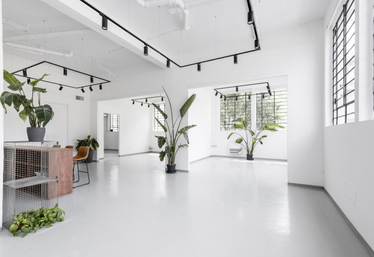 Elegant industrial style space