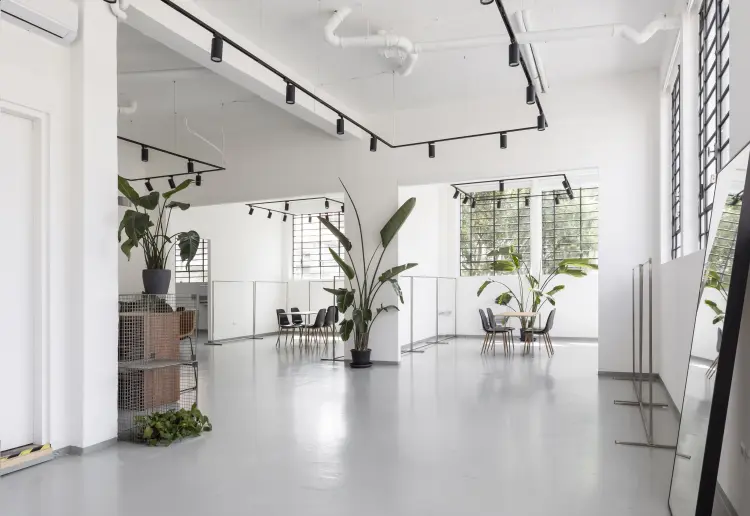 Elegant industrial style space