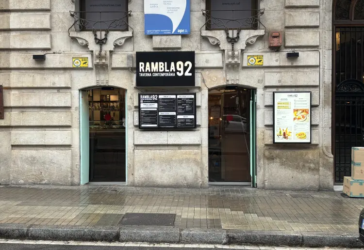 Restaurante en Rambla