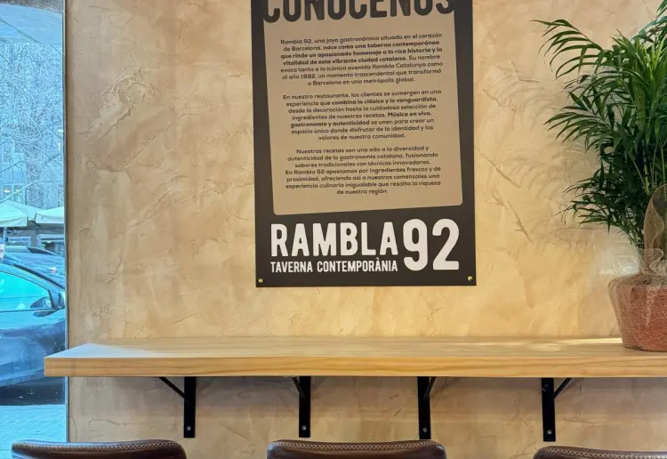 Restaurante en Rambla