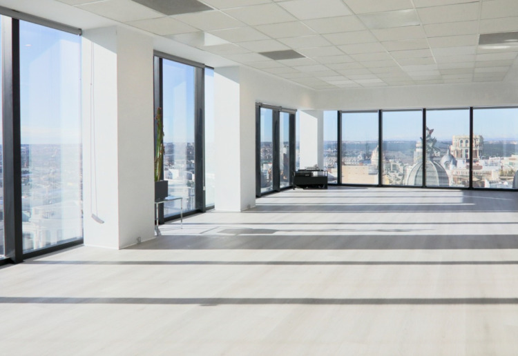 Espacio con vistas a la Gran Vía