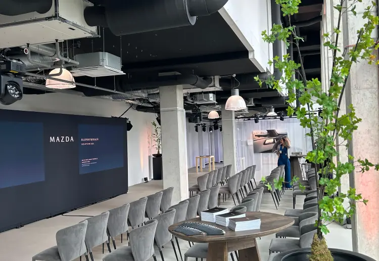 Modern industrial event space