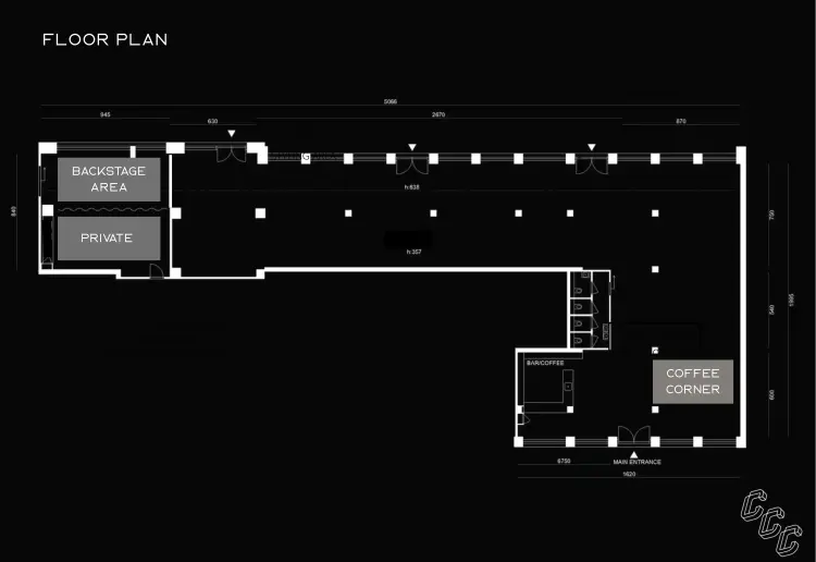Modern industrial event space
