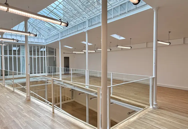 Loft industriel neuf avec grande verrière zénithale