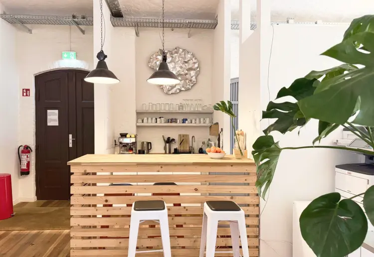 Bright Industrial Loft with Vaulted Ceilings in Kreuzberg near Viktoriapark