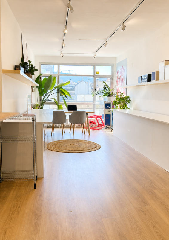 Un showroom disponible en el corazón de Barcelona