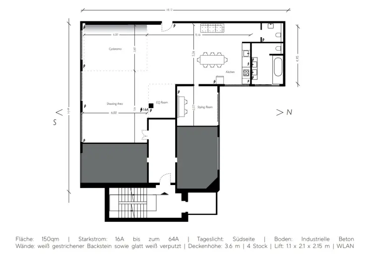 Bright Loft / Studio  in Berlin-Neukölln
