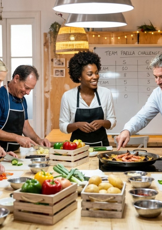 Espacio gastronómico en el centro de Barcelona