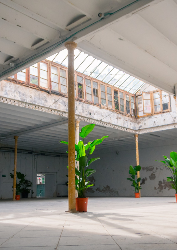 Sala de eventos de estilo modernista