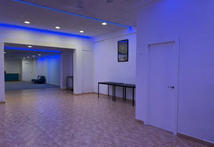 Amplia sala para todo tipo de eventos