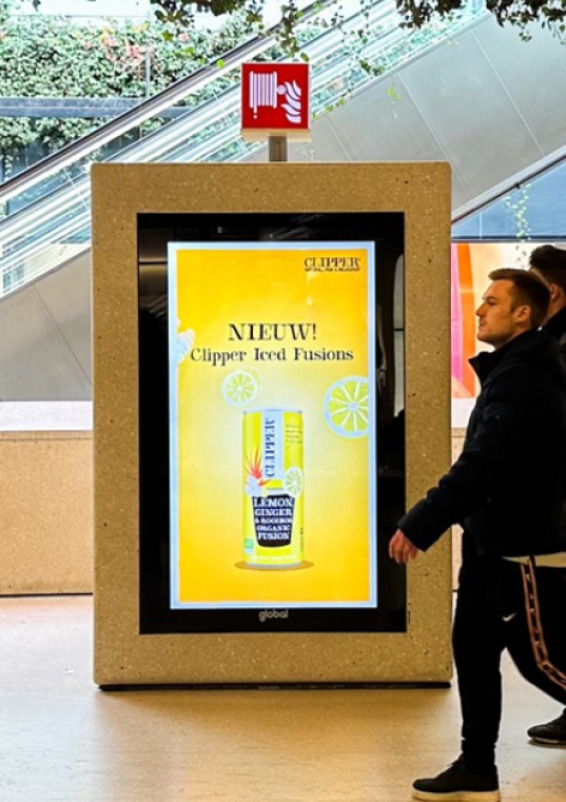 Écrans publicitaires digitaux à Amersfoort Centraal Station