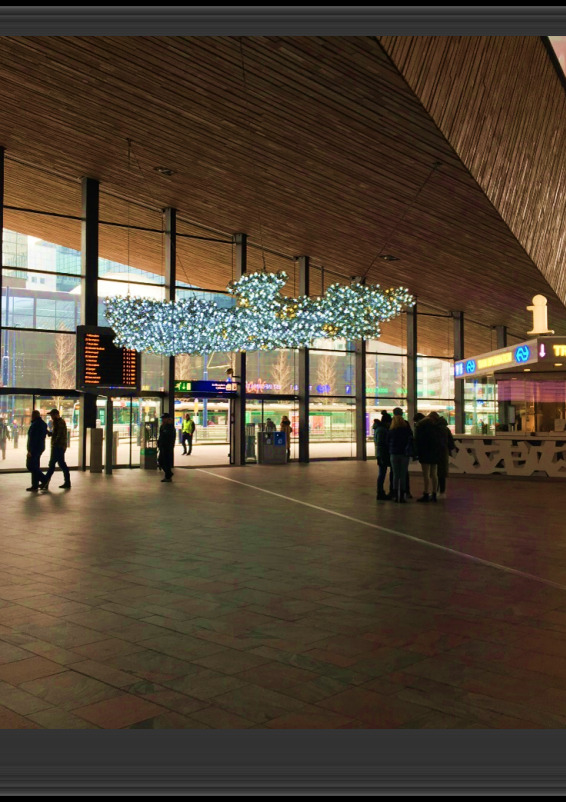 Espace d’activation de marque à Rotterdam Centraal Station