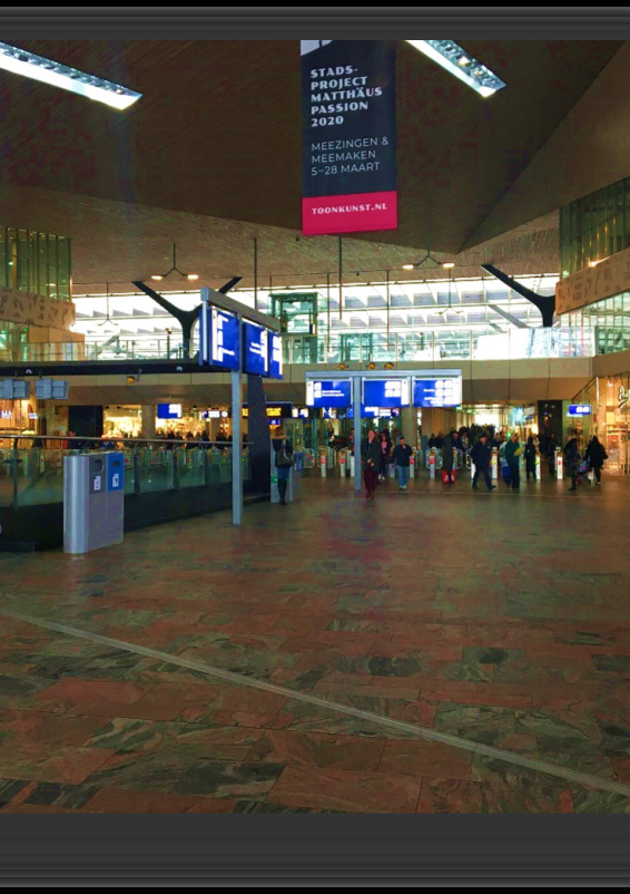 Espace d’activation de marque à Rotterdam Centraal Station
