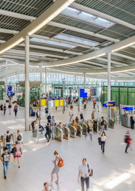 Espace d’activation de marque à Utrecht Centraal Station