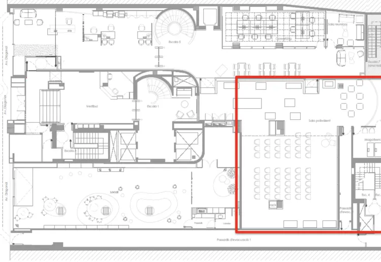 Today & Tomorrow Event Space in Barcelona's Business District