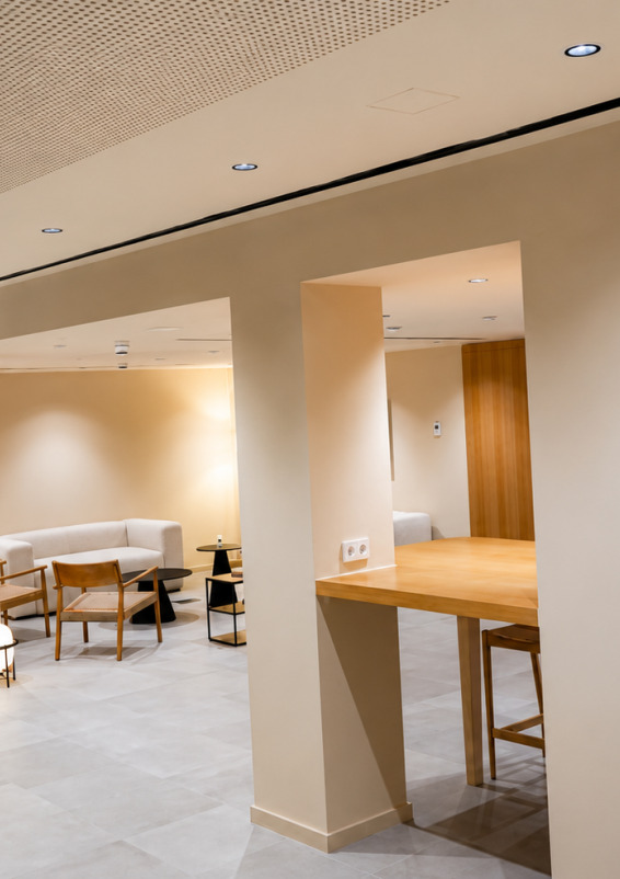 Espacio de Networking y Catering en el distrito financiero de Barcelona