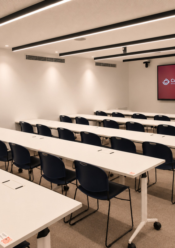 Professionelle Schulungsräume für 16–30 Personen in Barcelona