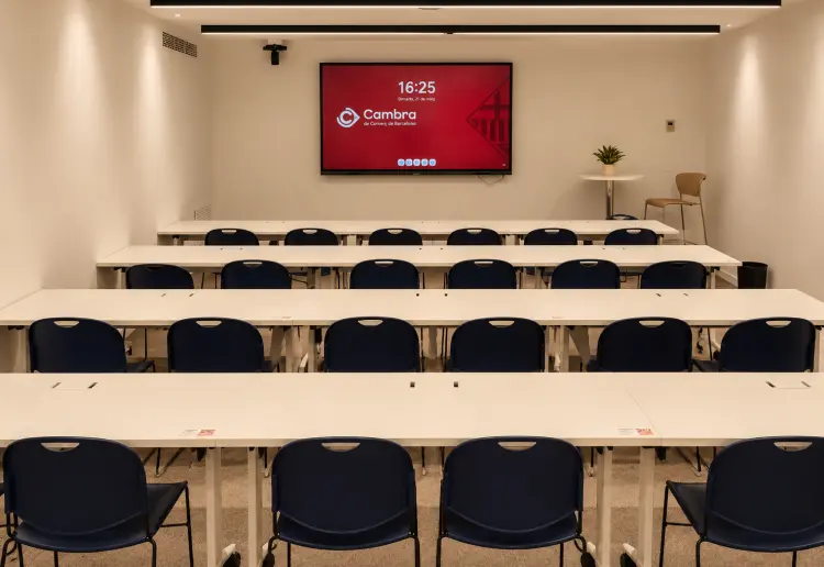 Professionelle Schulungsräume für 16–30 Personen in Barcelona
